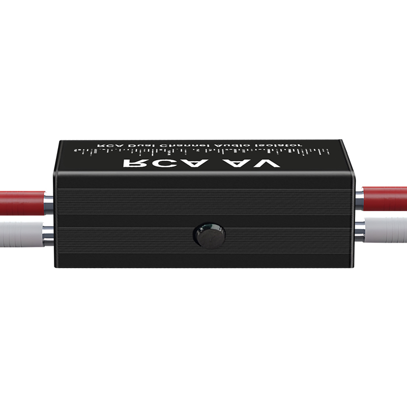 Audio Musically - Draagbare 2-kanaals RCA-aardlusisolator Professionele Hum Eliminator
