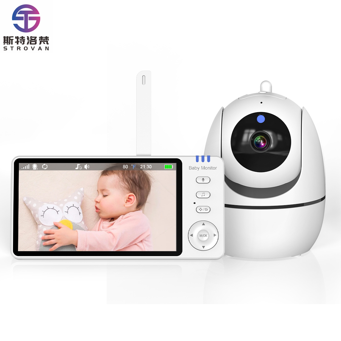 Audiovision Music Player - 720P HD Draadloze Video Baby 5.0