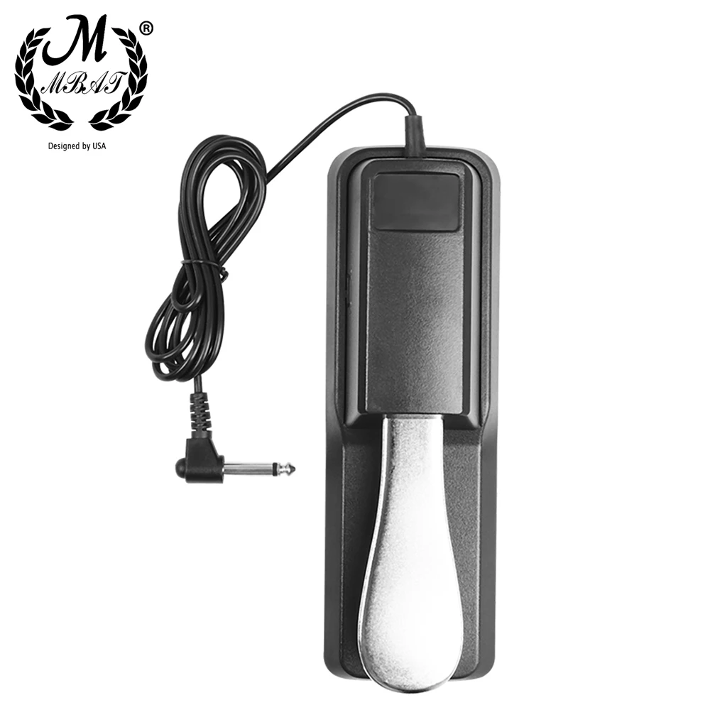 Piano Sustain Pedal - M MBAT Hoogwaardig pianotoetsenbord Sustain-demperpedaal voor