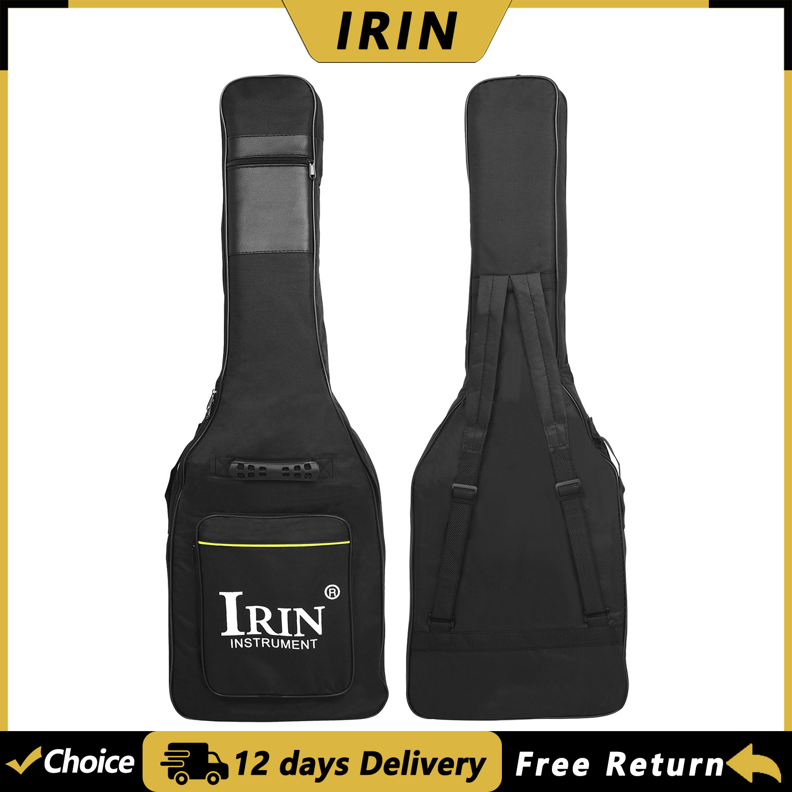Guitar Strap Padded - IRIN MC23 Elektrische Gitaarkoffer 600D Waterdichte
