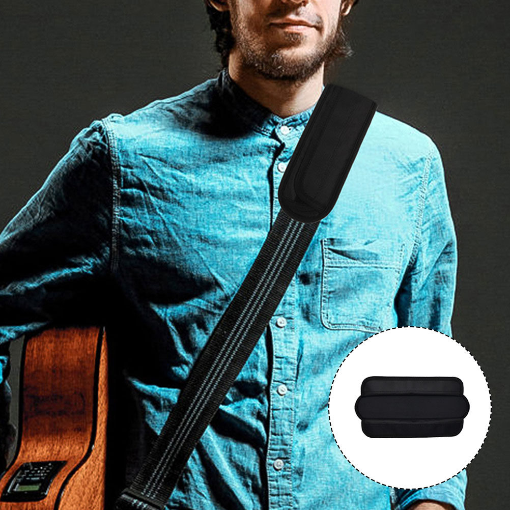 Guitar Strap Padded - Premium katoen-polyester rugzak schouderkussen, brede comfortabele