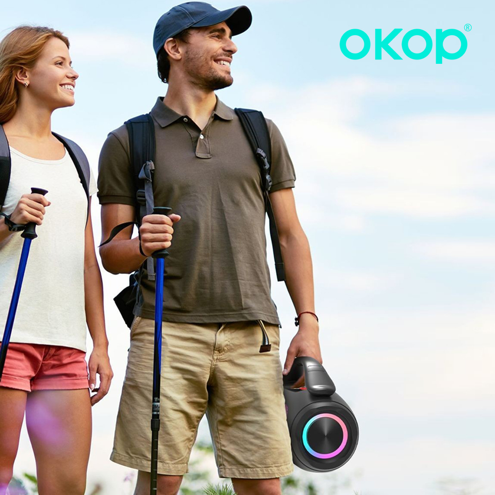 Amazon Music Audio Quality - OKOP Bluetooth-luidspreker, AI-luidspreker, krachtige hoogwaardige home-audio,