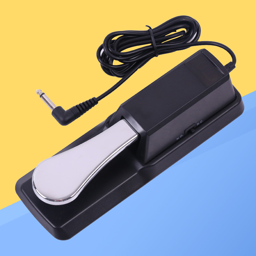 Piano Sustain Pedal - Klassiek legering Sustainpedaal voor toetsenbord Piano