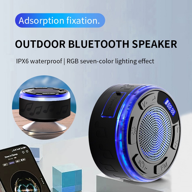Amazon Music Audio Quality - Badkamer Waterdichte draadloze Bluetooth-luidspreker FM-radio HIFI-geluidskwaliteit