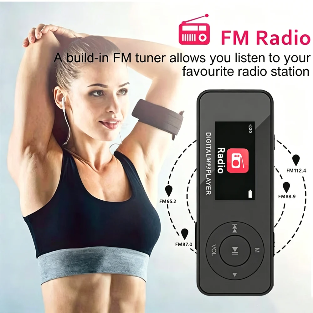 KEBIDU Draagbare MP3-speler Bl - Audio Music Recorder recensie en prijs