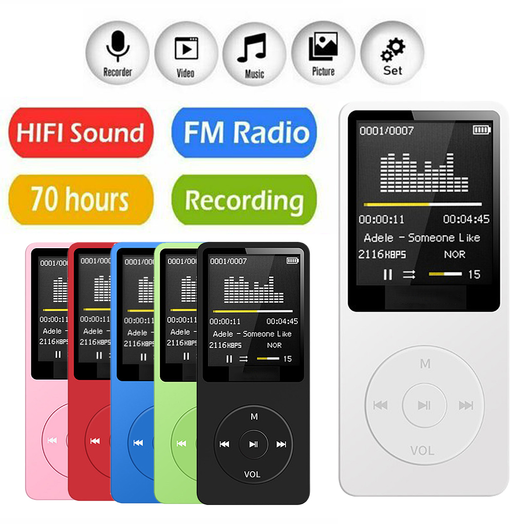 Draagbare MP3-speler Oplaadbar - Audio Music Recorder recensie en prijs