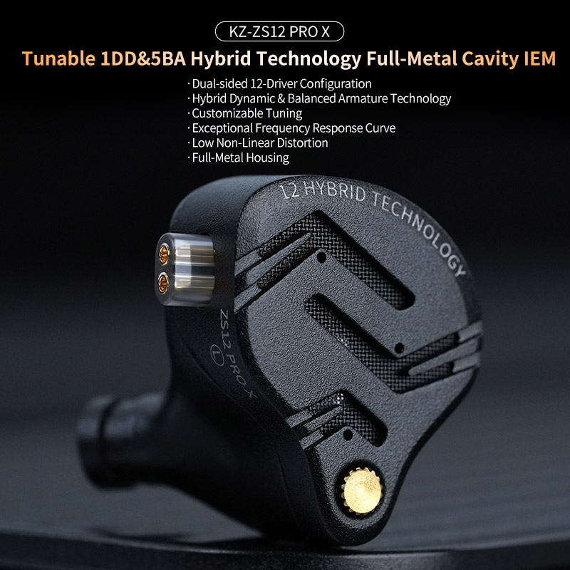 KZ ZS12 PRO X Metalen Koptelef - Audio Music Technology recensie en prijs