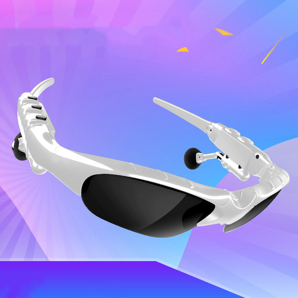 Witte draadloze zonnebril-head - Audio Music Technology recensie en prijs