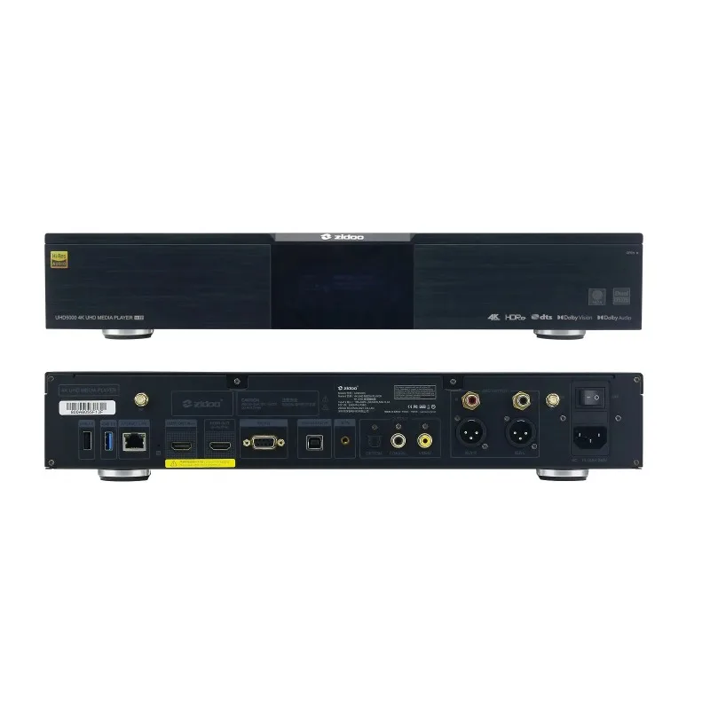 ZIDOO UHD5000 4K HDR Dolby Vis - Audiovision Music Player recensie en prijs