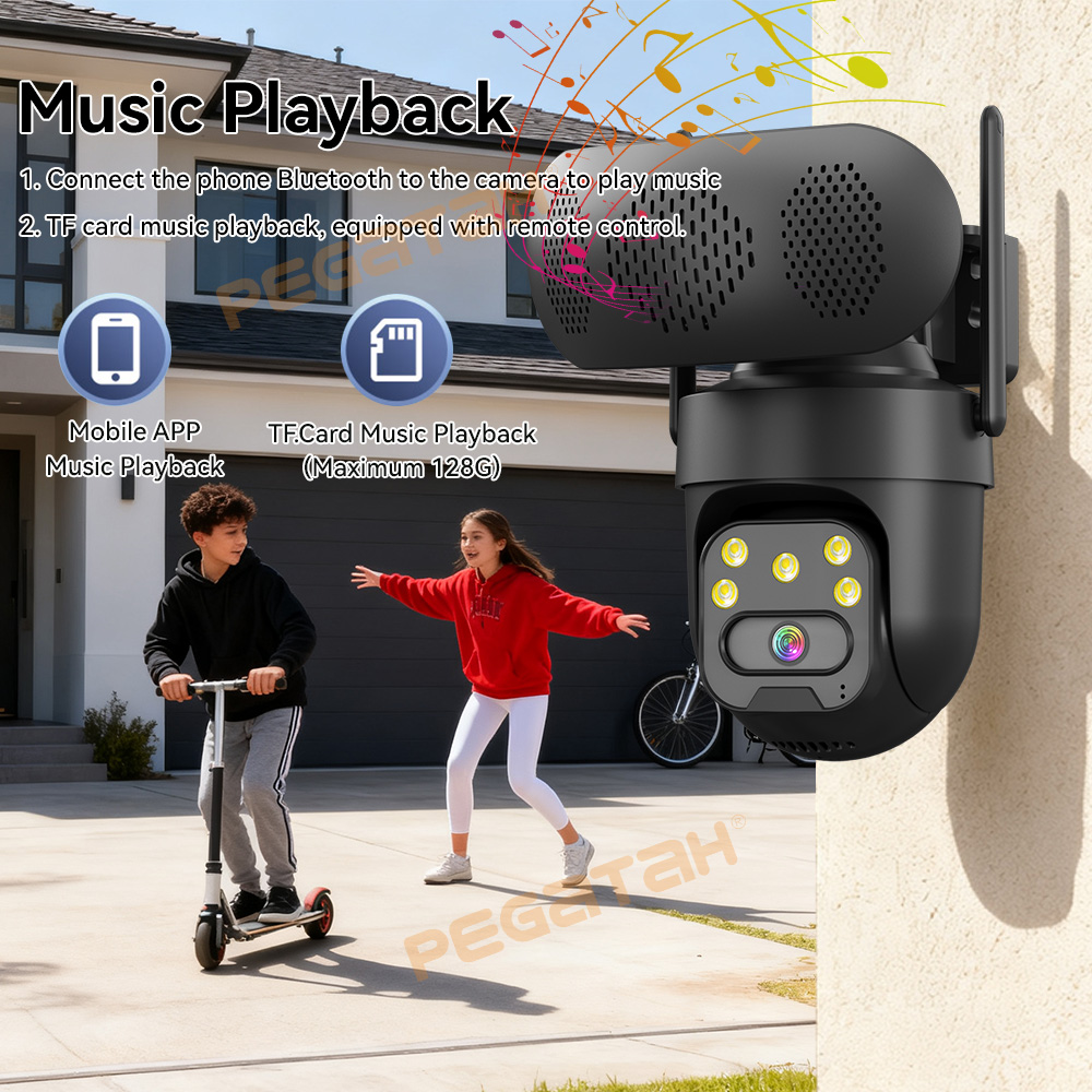 5MP IP-camera Buiten 2.4G WiFi - Audiovision Music Player recensie en prijs