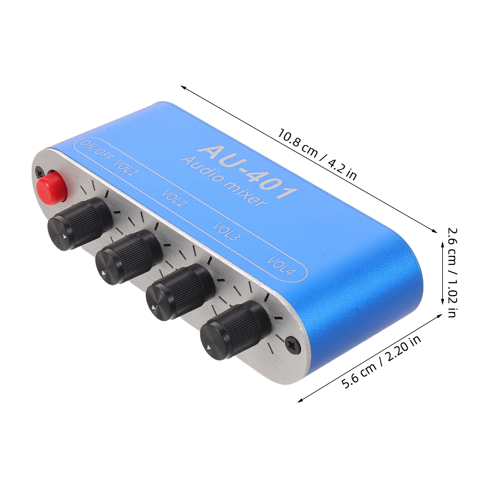 4-kanaals audiomixer, compacte - Audio Musically recensie en prijs