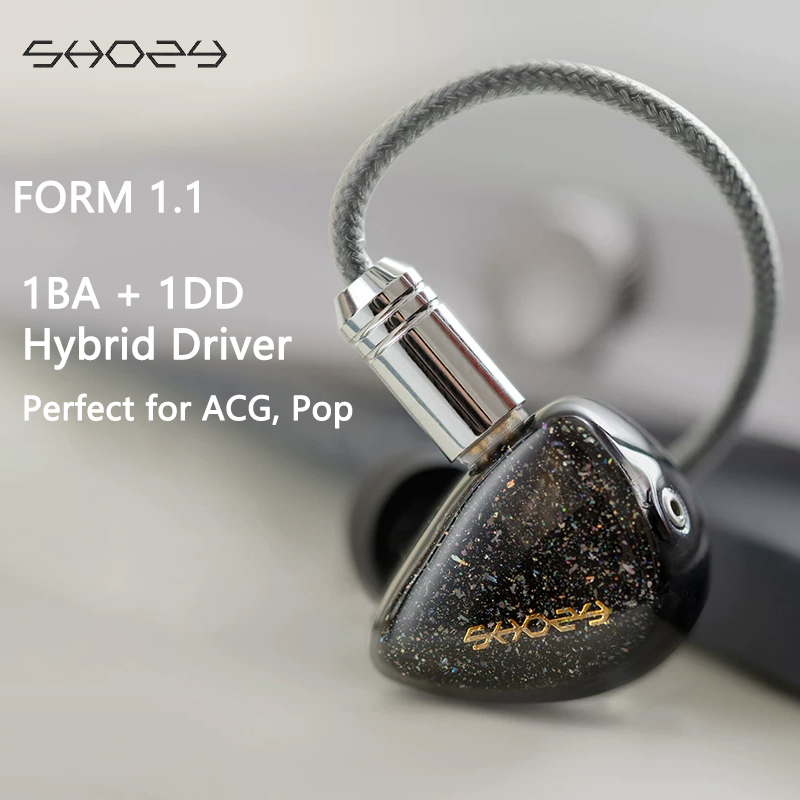 Shozy Form 1.1 Hybrid IEM Bedr - Audio Music Technology recensie en prijs