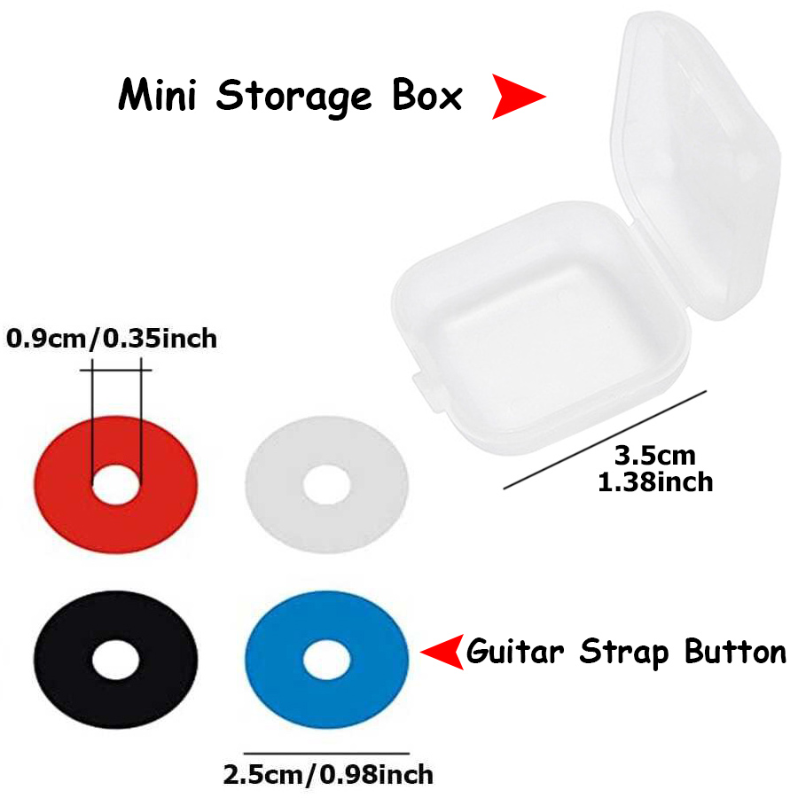 10 Stuks Siliconen Gitaarband  - Guitar Strap Padded recensie en prijs