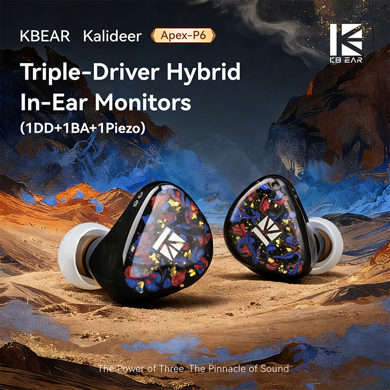    KBEAR Kalideer Apex-P6 HiF - Audio Music Technology recensie en prijs