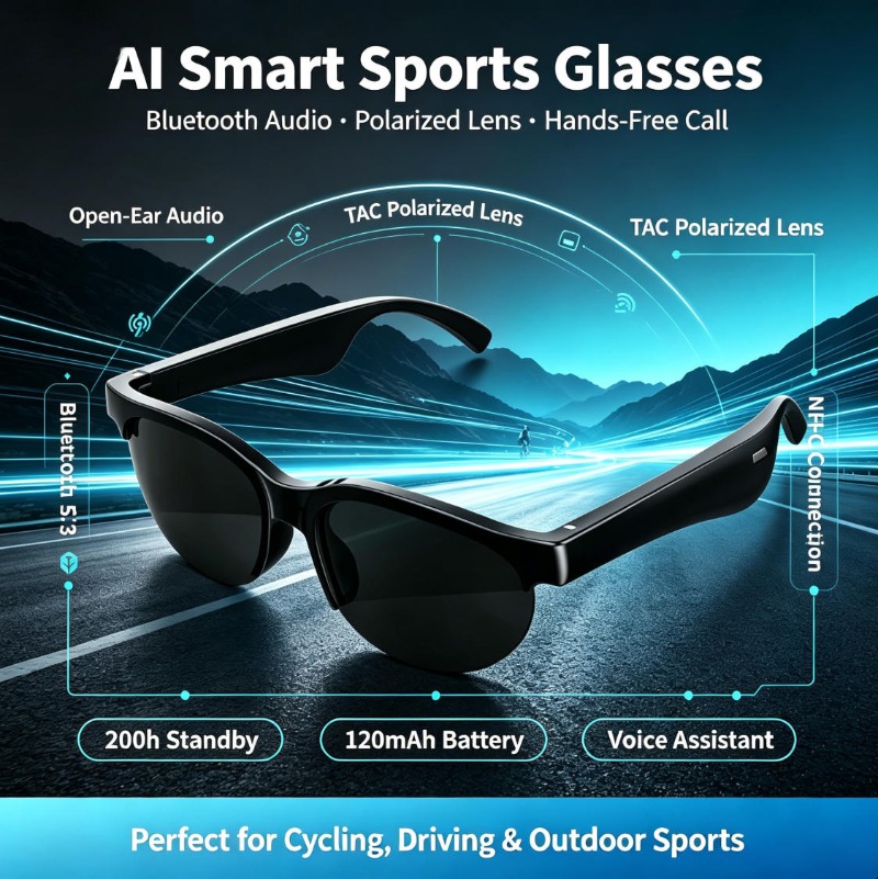 Slimme sportbril met open oor- - Audio Musically recensie en prijs