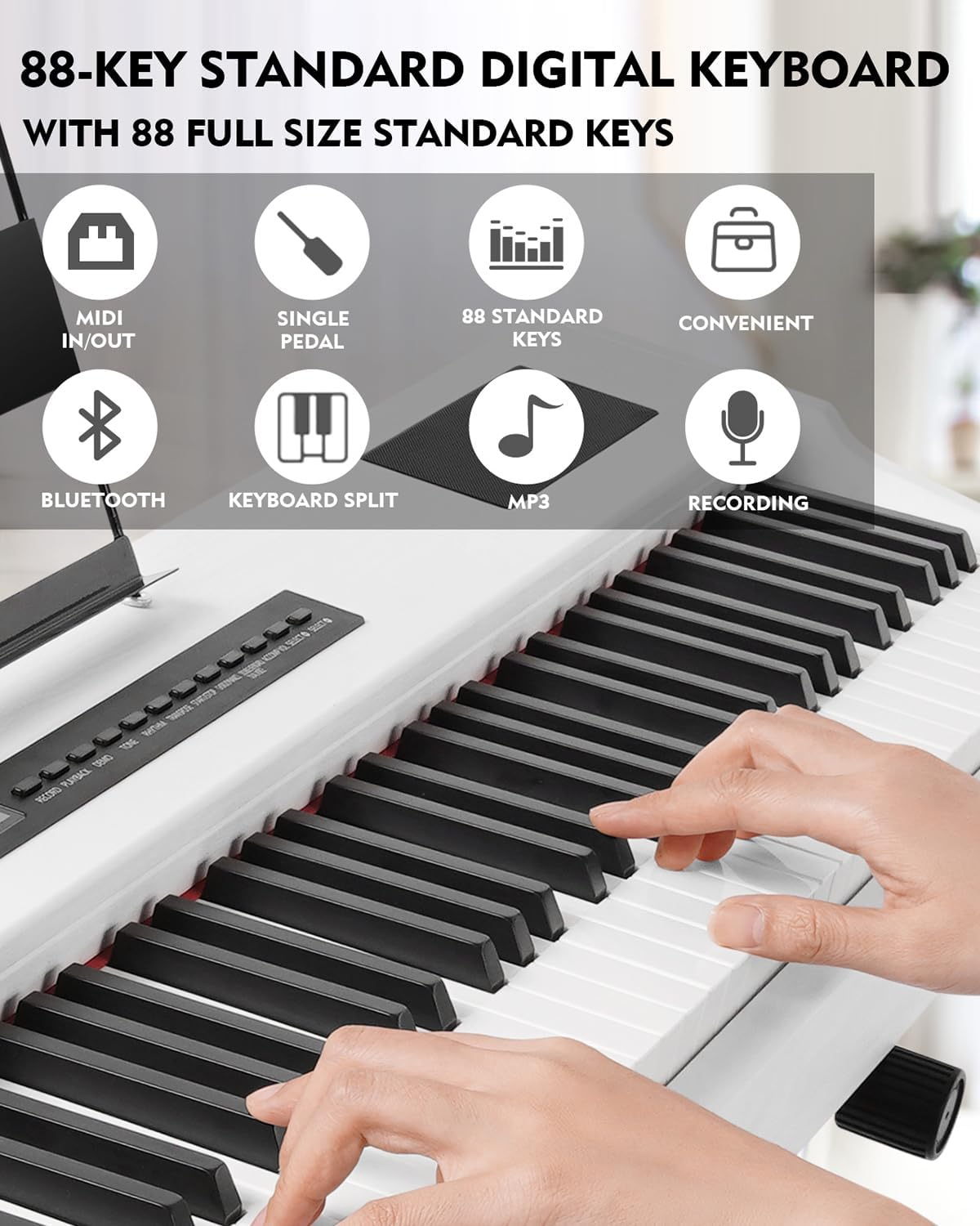 MUSTAR Digitale Piano Keyboard - Piano Sustain Pedal recensie en prijs