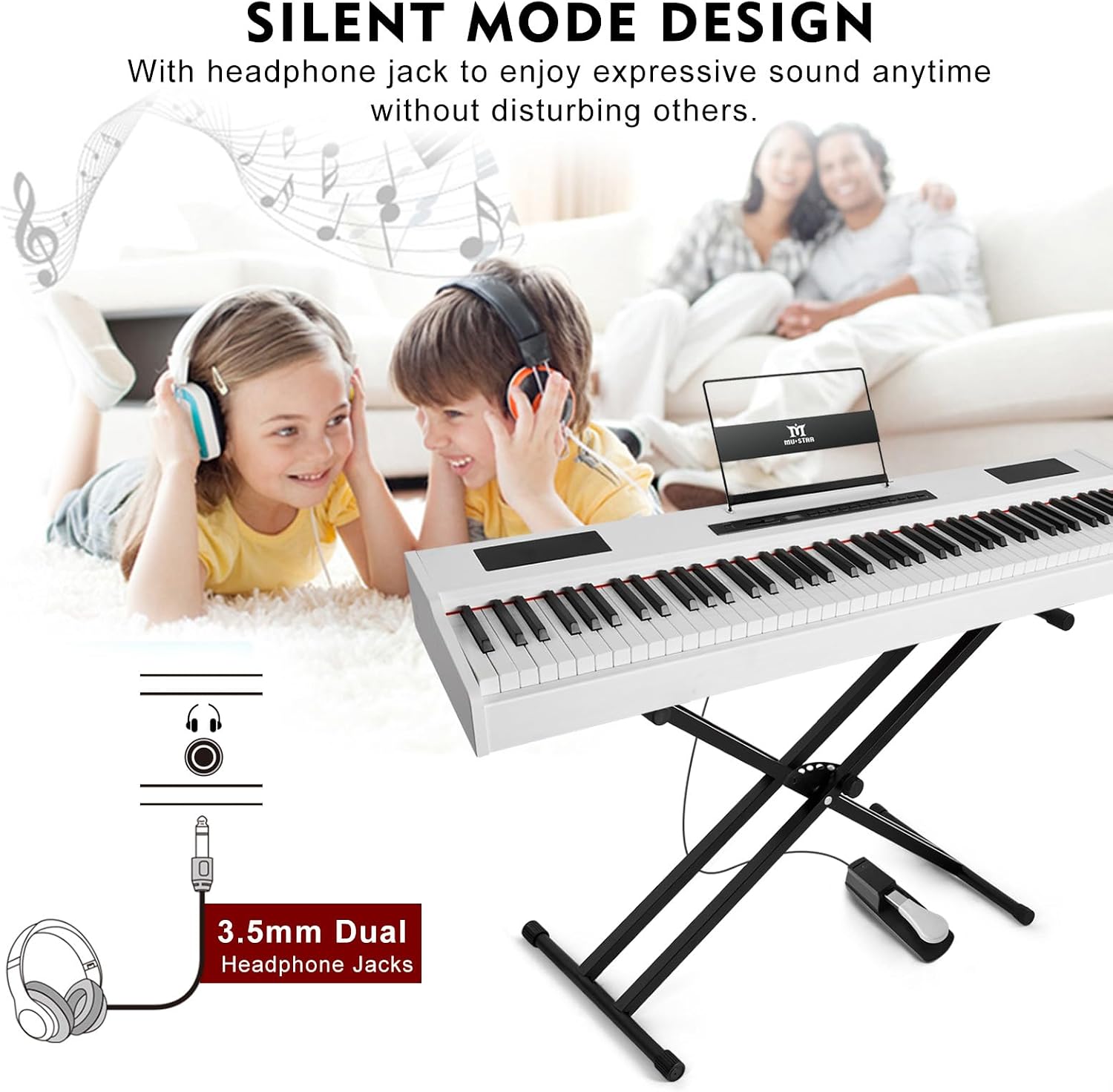 MUSTAR Digitale Piano Keyboard - Piano Sustain Pedal recensie en prijs