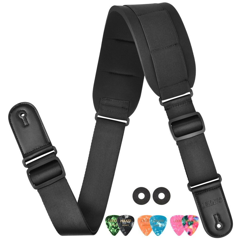 Lekato Gitaarband Houder Riem  - Guitar Strap Padded recensie en prijs