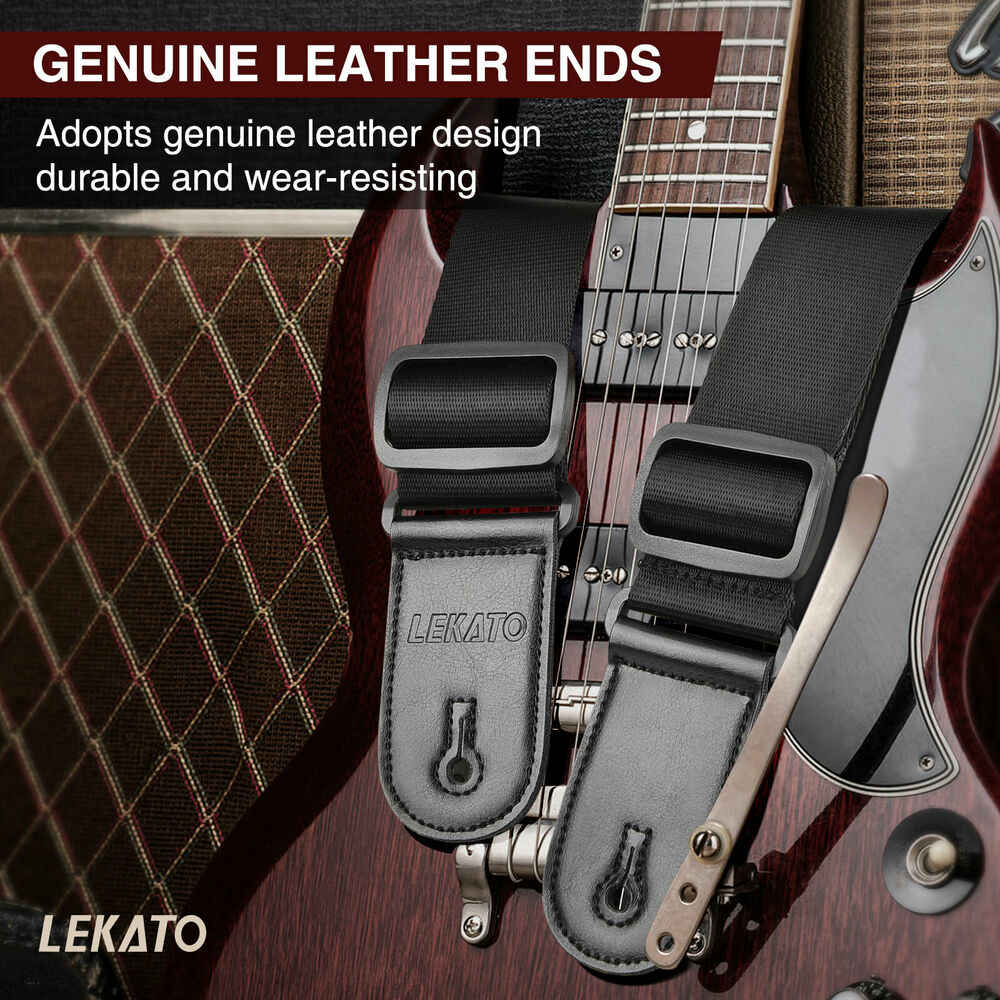 Lekato Gitaarband Houder Riem  - Guitar Strap Padded recensie en prijs