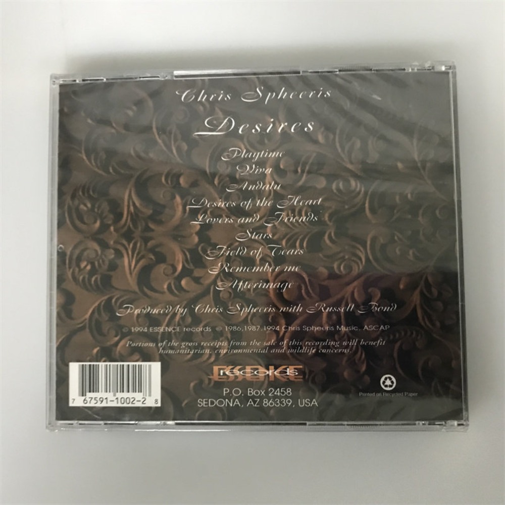 CD 'Desires' Chris Spheeris Mu - Audio Musically recensie en prijs